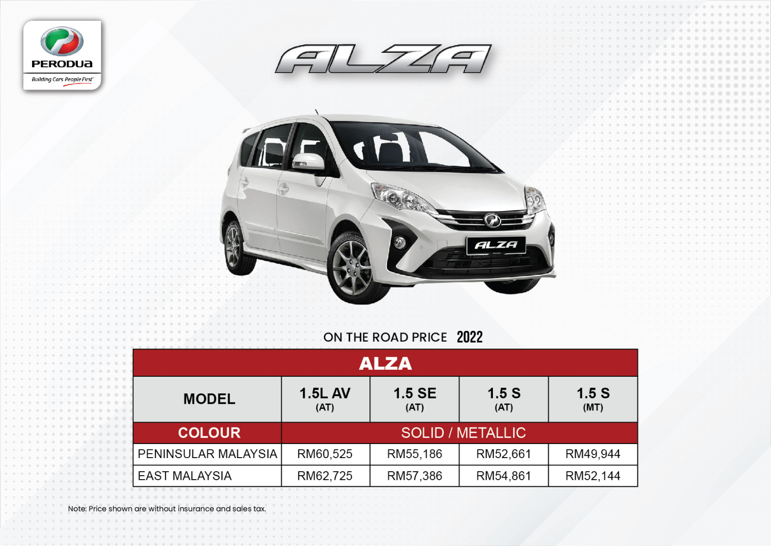 New Alza Price 2022 - Sales Advisor